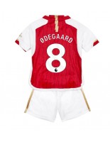 Arsenal Martin Odegaard #8 Domácí dres pro děti 2023-24 Krátký Rukáv (+ trenýrky)